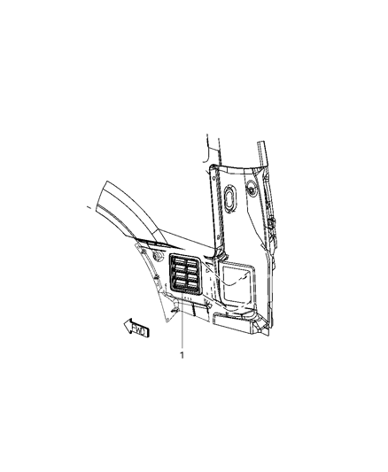 2014 Ram C/V Air Duct Exhauster Diagram