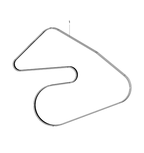 2021 Jeep Gladiator Belts, Serpentine & V-Belts Diagram 1 - Thumbnail