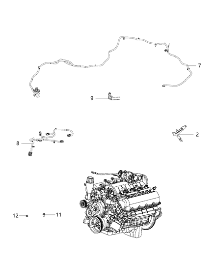 2019 Ram 3500 Cab Chassis Wiring, Engine Diagram 1 - Thumbnail