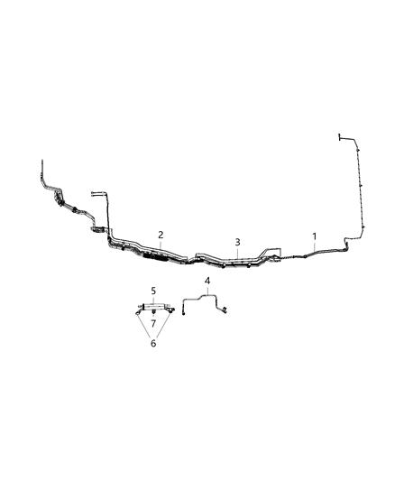 2020 Chrysler Voyager Fuel Lines/Tubes And Related Parts Diagram 2 - Thumbnail
