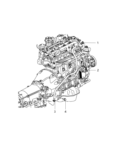 2015 Jeep Wrangler Oil Filler Tube & Related Parts Diagram 1 - Thumbnail