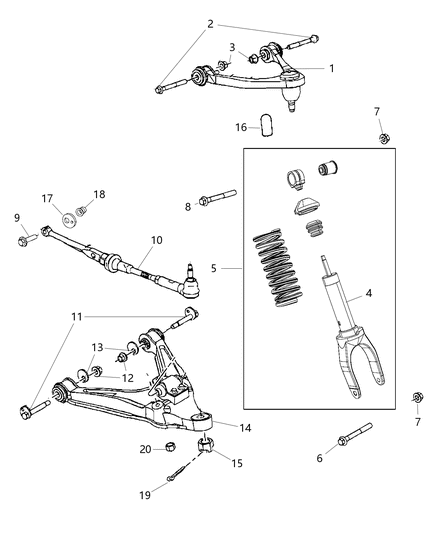 2015 Dodge Viper Suspension - Rear Diagram 2 - Thumbnail