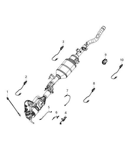 2021 Jeep Wrangler Oxygen Sensors Diagram 5 - Thumbnail