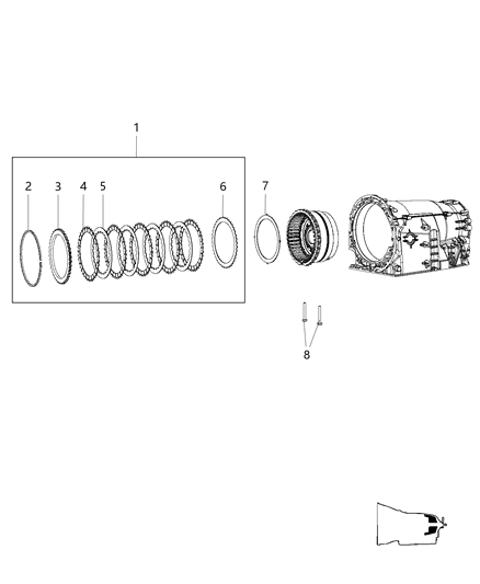 2013 Dodge Durango Clutch Assembly Diagram 1 - Thumbnail