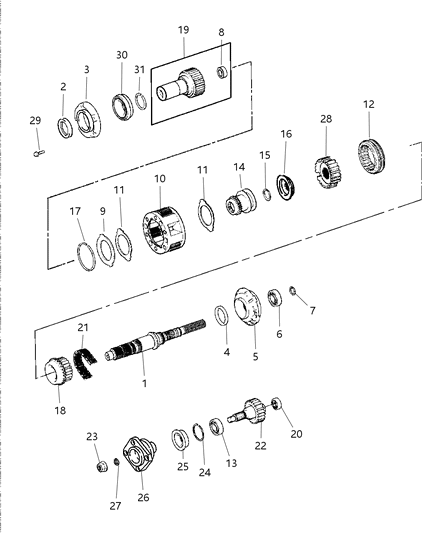 2002 Dodge Durango Gear Train Diagram 2 - Thumbnail