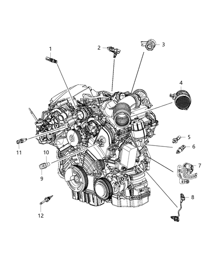 2015 Ram 1500 Sensors, Engine Diagram 1 - Thumbnail
