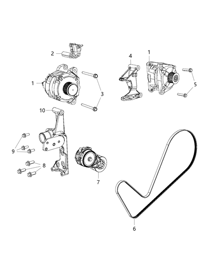 2018 Ram 2500 Alternator Diagram 3 - Thumbnail