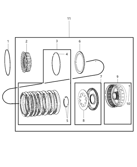 2013 Ram 2500 Low / Reverse Clutch Diagram 1 - Thumbnail