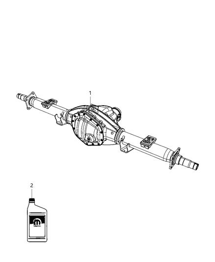 2010 Dodge Ram 3500 Cab Chassis Rear Axle Assembly Diagram