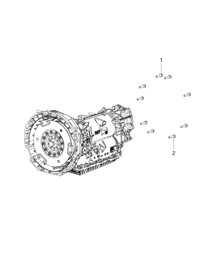 2016 Dodge Durango Mounting Bolts Diagram 1 - Thumbnail