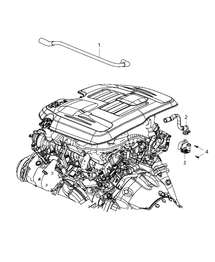 2013 Dodge Challenger Crankcase Ventilation Diagram 1 - Thumbnail