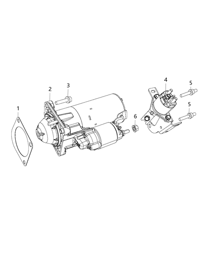 2019 Jeep Cherokee Relay Starter Diagram for 56029638AC