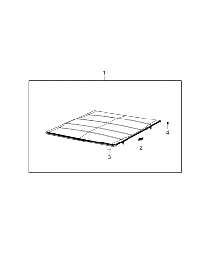 2015 Ram 3500 Pickup Tonneau Cover, Folding Diagram