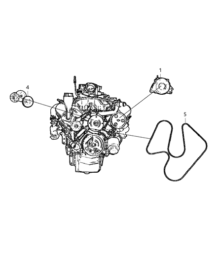 2006 Jeep Commander Alternator Diagram 1 - Thumbnail