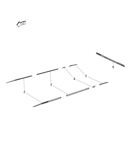 2017 Ram 3500 Pickup Conversion Kit, Appearance Diagram