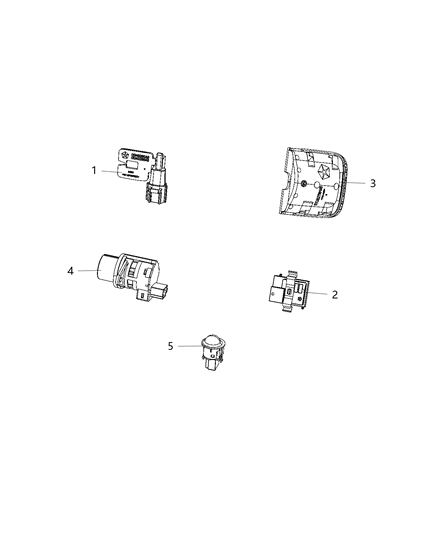 2020 Dodge Durango Sensors - Body Diagram 1 - Thumbnail