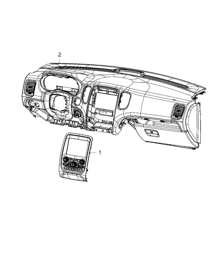 2020 Dodge Durango Modules, Body Diagram 2 - Thumbnail