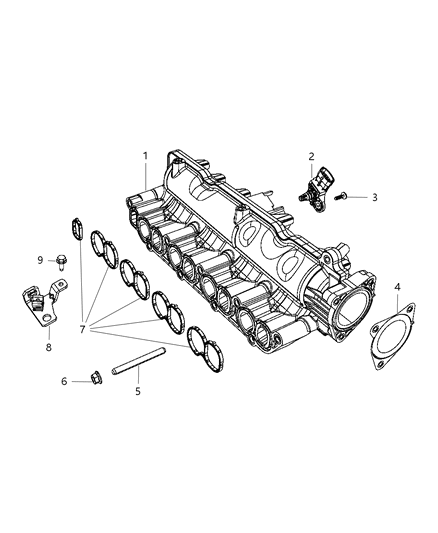 2013 Dodge Journey Intake Manifold Diagram 1 - Thumbnail