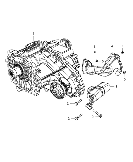 2012 Dodge Durango Transfer Case Assembly & Identification of Manual Transmission Diagram