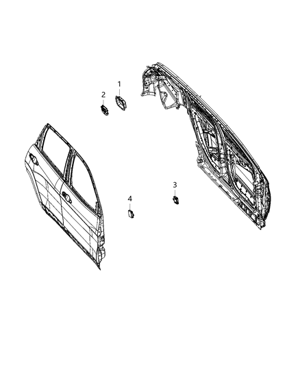 2020 Jeep Cherokee Modules, Body Diagram 3 - Thumbnail