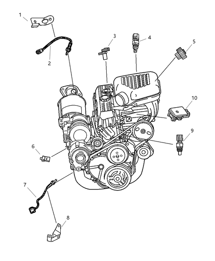 2001 Jeep Wrangler Sensors Diagram 1 - Thumbnail