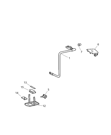 2005 Chrysler Crossfire Negative Cable Diagram for 5097568AA