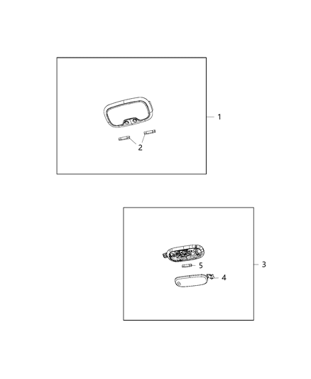 2018 Dodge Journey Lamps, Interior Diagram 2 - Thumbnail