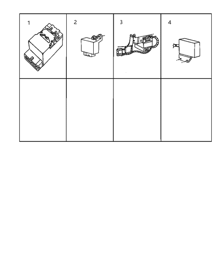 1998 Dodge Ram 3500 Quad & Club Cab Modules Diagram