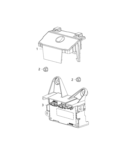 2018 Ram 4500 Module, Transfer Case Diagram