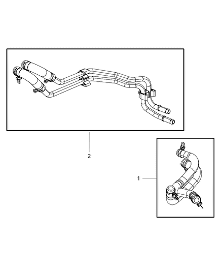 2014 Jeep Wrangler Heater Plumbing Diagram 1 - Thumbnail
