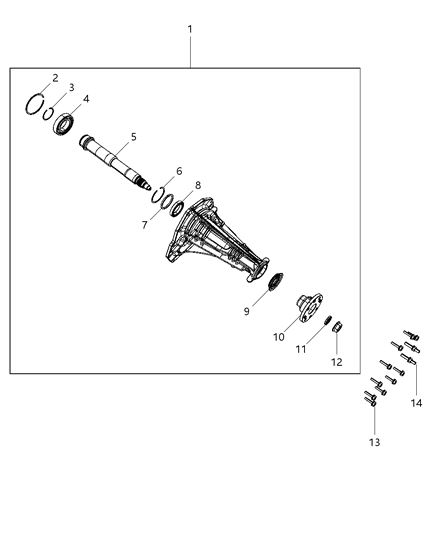 2011 Dodge Durango Case , Extension & Adapter Diagram 2 - Thumbnail