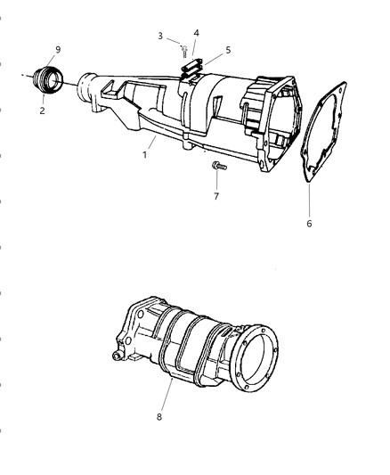 2002 Dodge Ram 3500 Regular Cab Extension Diagram 2 - Thumbnail