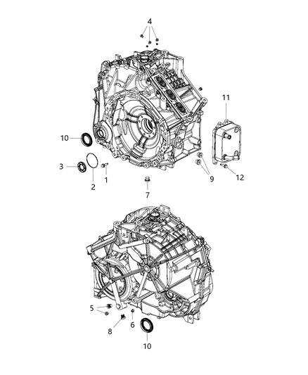 2020 Chrysler Voyager Case & Related Parts Diagram 2 - Thumbnail
