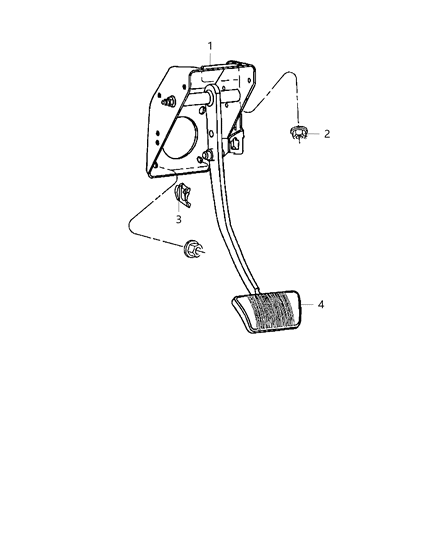2014 Dodge Durango Brake Pedals Diagram