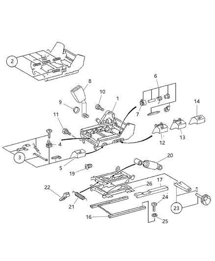 2004 Dodge Sprinter 3500 Front Seat - Attaching Parts Diagram 2 - Thumbnail