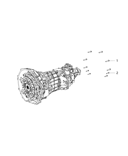 2016 Dodge Viper Mounting Bolts Diagram 1 - Thumbnail