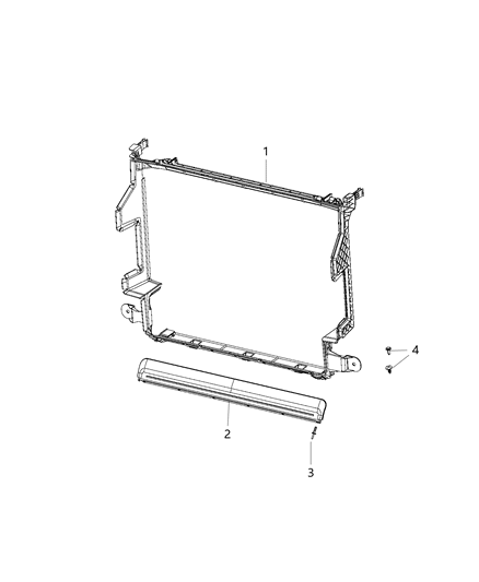2017 Jeep Renegade Shroud Diagram for 68256146AA