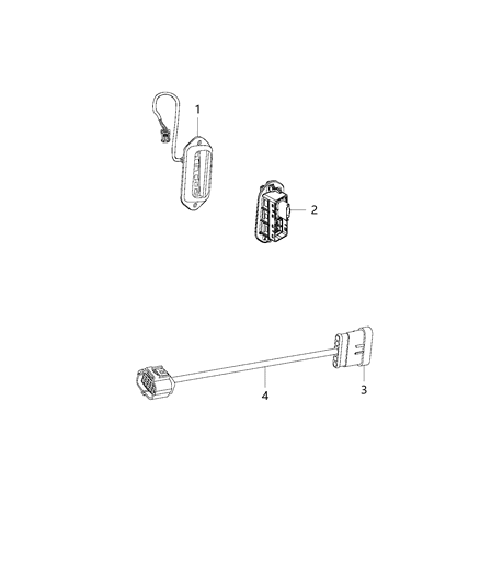 2017 Ram ProMaster City Wiring, Side Doors Diagram