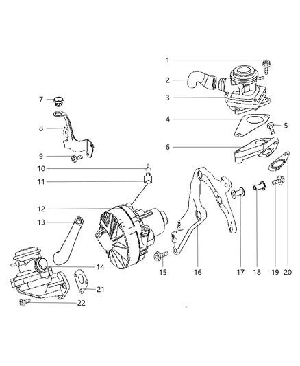 2008 Dodge Sprinter 3500 Air Pump And Related Diagram