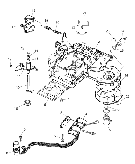 2000 Dodge Ram 2500 Regular Cab Valve Body Diagram 2 - Thumbnail