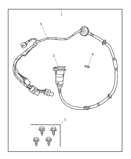 2001 Jeep Cherokee Wiring Package Trailer Tow Diagram for 82204634