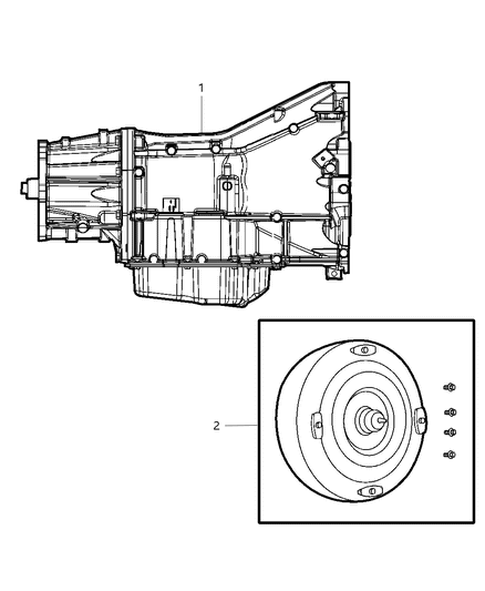 2004 Dodge Durango Transmission Assembly Diagram 1 - Thumbnail