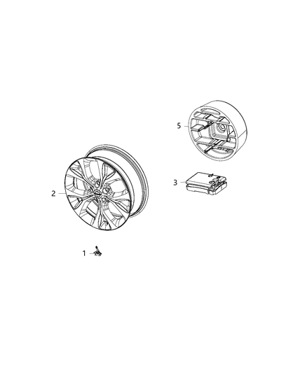 2020 Chrysler Voyager Sensors - Suspension & Steering Diagram 3 - Thumbnail