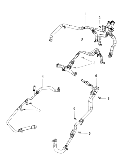 2020 Dodge Durango Heater Plumbing Diagram 1 - Thumbnail