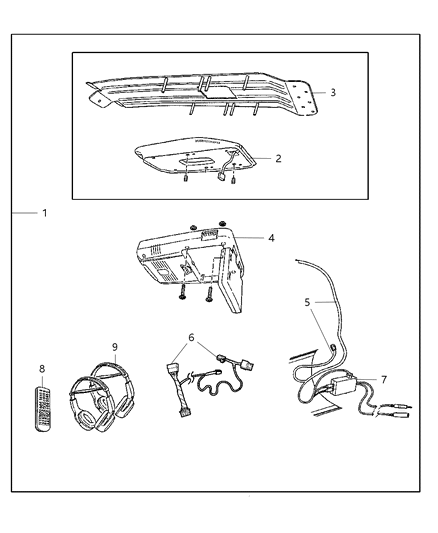 2010 Dodge Ram 3500 Cab Chassis Media System Diagram