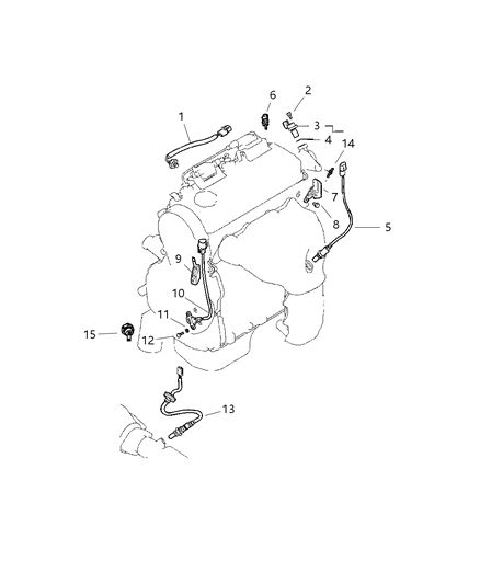 2005 Chrysler Sebring Coupe Sensors Diagram 1 - Thumbnail