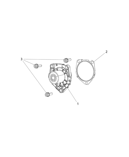 2019 Jeep Renegade Water Pump And Related Parts Diagram 5 - Thumbnail