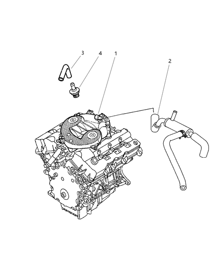 2004 Dodge Intrepid Crankcase Ventilation Diagram 1 - Thumbnail