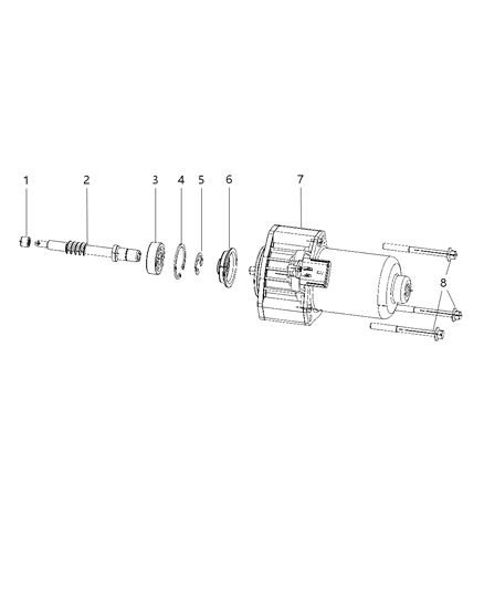 2019 Jeep Wrangler Gearshift Motor Diagram 1 - Thumbnail
