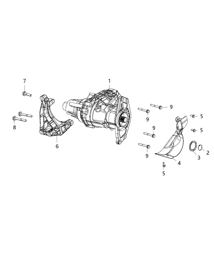2020 Jeep Compass Power Transfer Unit Assembly Diagram 5 - Thumbnail